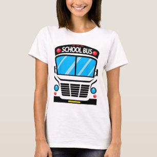Adults And Kids School Bus Costume Halloween T-Shirt