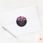 Adults Birthday party purple favour thank you