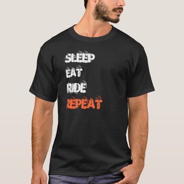 ADV Rider - Sleep/Eat/Ride/Repeat T-Shirt (Front)