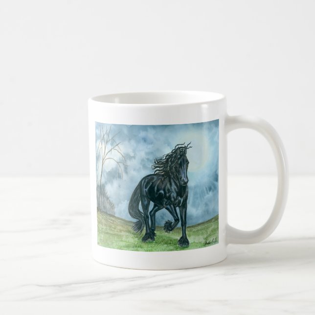 "Advance to the Light "   Friesian mug (Right)