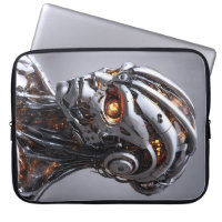 Advanced AI Chrome Android Cyborg Futuristic