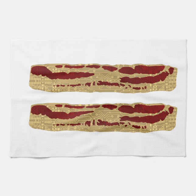 Advanced Bacon Technology Kitchen Towel (Horizontal)