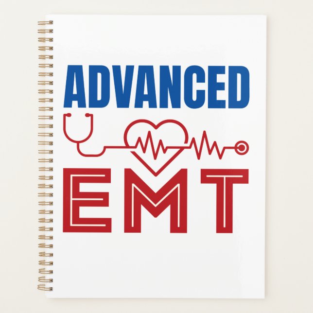 Advanced EMT Emergency Medical Technician Planner (Front)