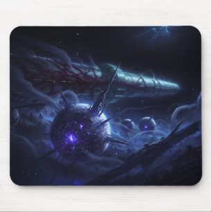 Advanced Research Submarine Navigating Mine Field Mouse Pad