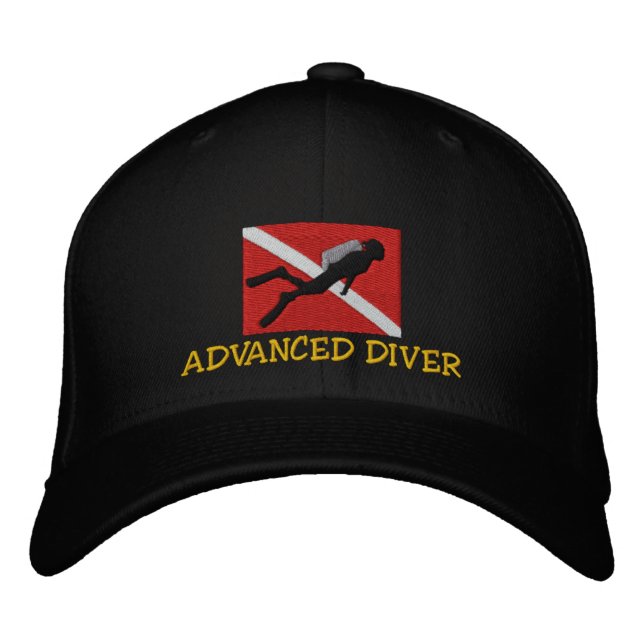 Advanced SCUBA Diver Embroidered Cap (Front)