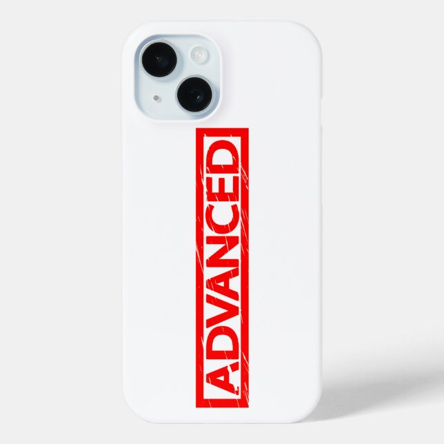 Advanced Stamp Case-Mate iPhone Case (Back)