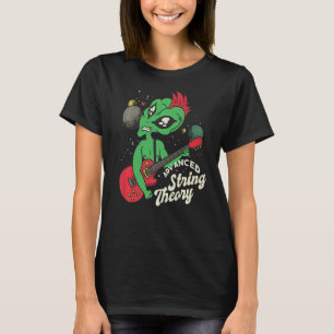advanced string theory alien galaxy guitar playing T-Shirt
