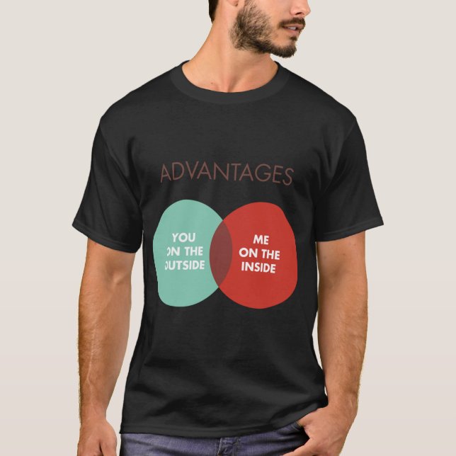 Advantages to both side T-Shirt (Front)