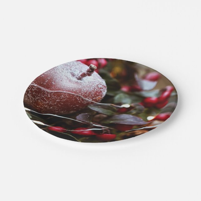 Advent and Christmas Decoration Paper Plate (Angled)