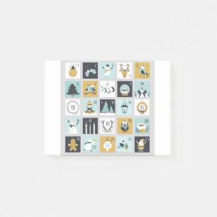 Advent Calendar Printable Calendar Post-it Notes