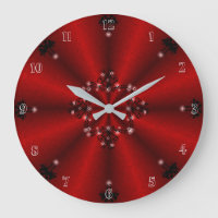 Advent, Christmas Artdeco on red Rainbow