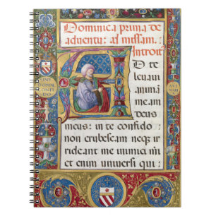 Advent Christmas Liturgy Medieval Manuscript Notebook