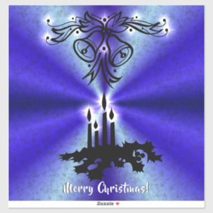 Advent, Christmas Magic on Blue