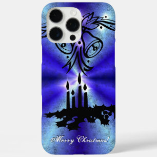 Advent, Christmas Magic on Blue iPhone 16 Pro Max Case