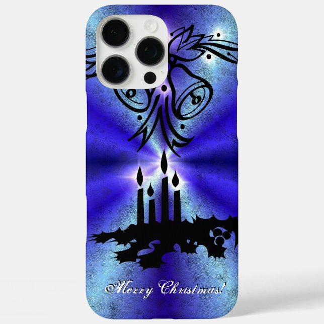 Advent, Christmas Magic on Blue Case-Mate iPhone Case (Back)