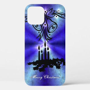 Advent, Christmas Magic on Blue iPhone 12 Case