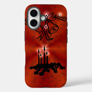 Advent, Christmas Magic on Red iPhone 16 Case