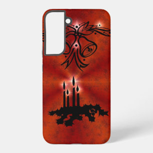 Advent, Christmas Magic on Red Samsung Galaxy Case