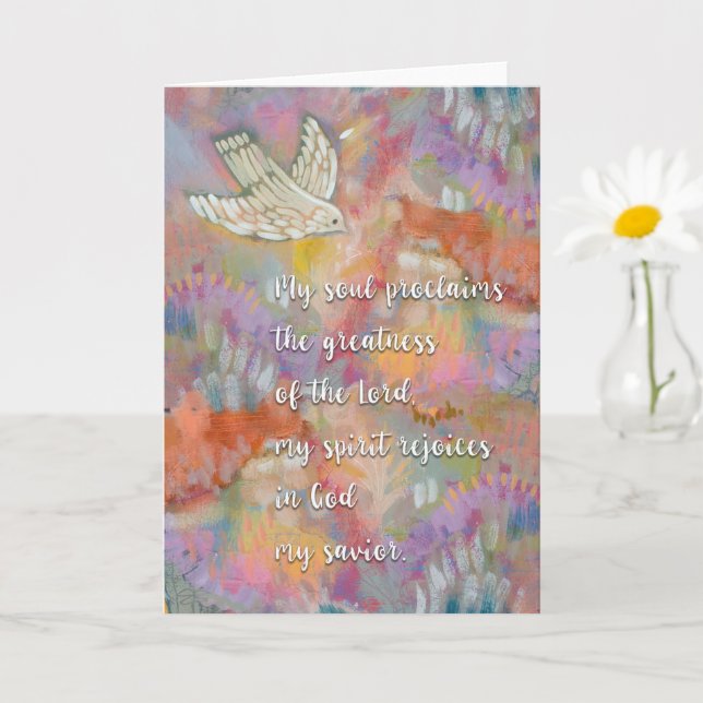 Advent or Easter Card, Mary's Fiat Card (Small Plant)
