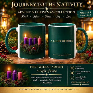 Advent Wreath – Second Week of Advent Coffee Mug