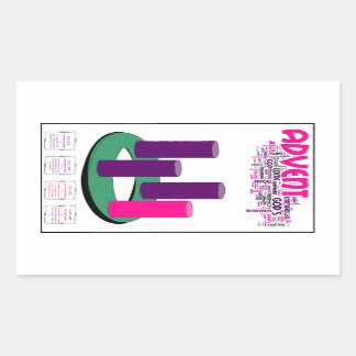 Advent Wreath Stickers: Perfect for Students! Sticker