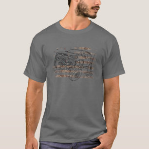 Adventure 101 4Runner Desert Camo Flag T-Shirt