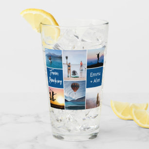 Adventure 6 Photo Collage Personalized Photo Glass