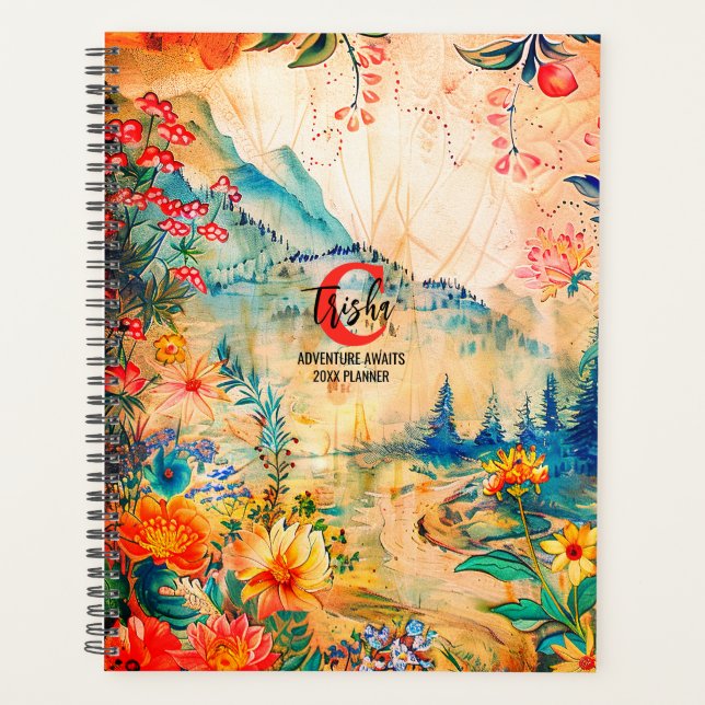 Adventure Agenda Organizer Scheduler Planner Notes (Front)