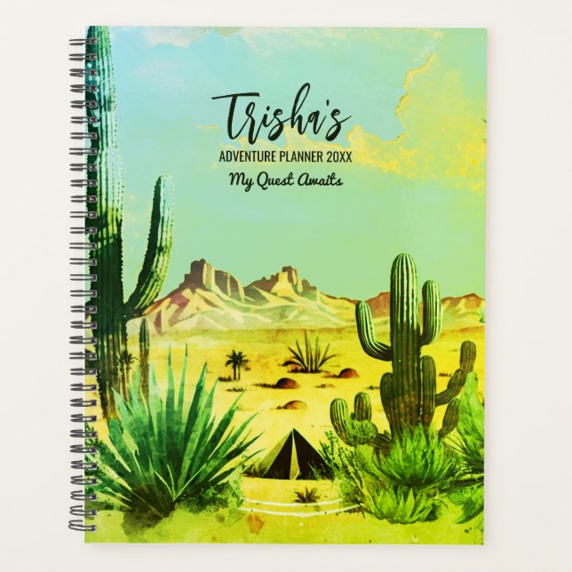 Adventure Agenda Organizer Scheduler Planner Notes (Front)