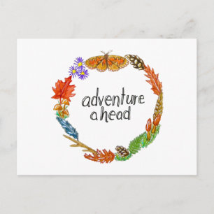Adventure Ahead Postcard