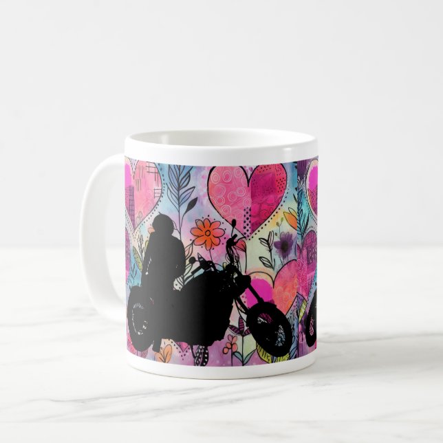  Adventure and Cycling Inspired Design Coffee Mug (Front Left)