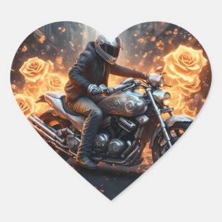 Adventure and freedom  heart sticker