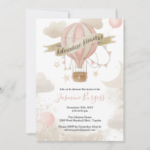 Adventure Attend Baby shower Invitation pour la FI