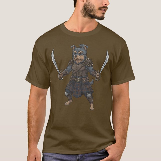 adventure Australian Silky Terrier gladiator T-Shirt (Front)