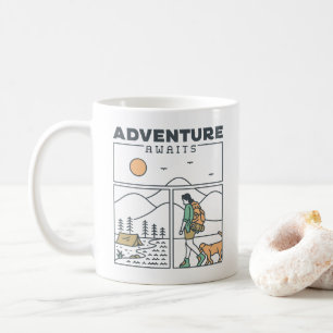 Adventure Awaits 1 Coffee Mug