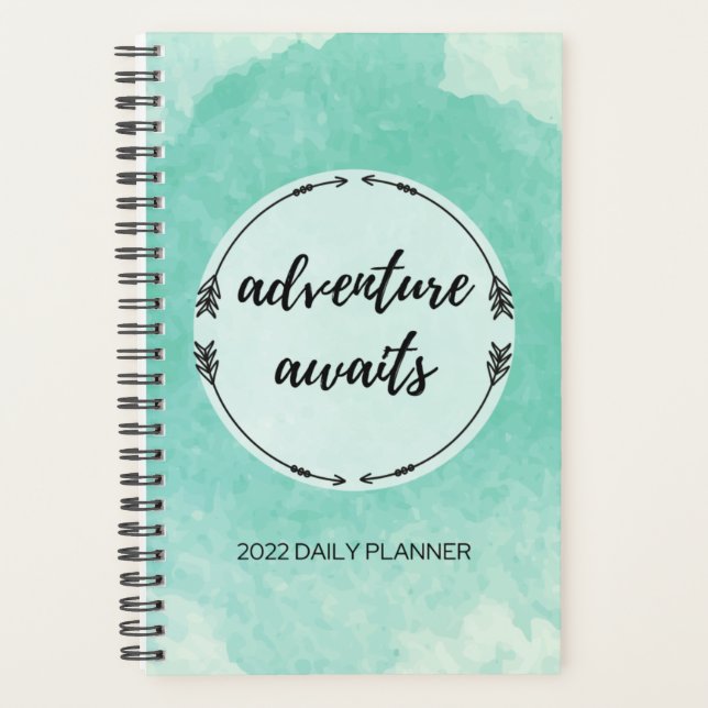 Adventure Awaits 2022 Daily Planner (Front)