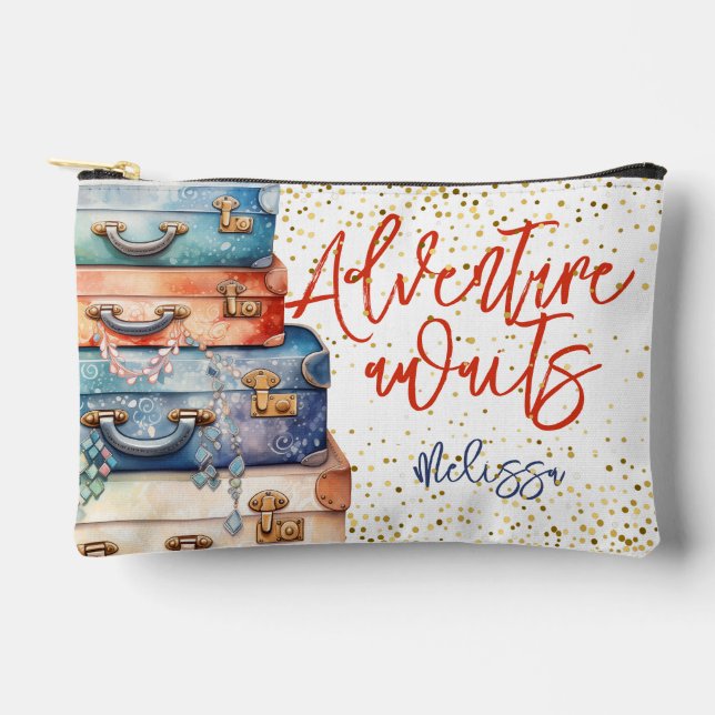 Adventure Awaits Accessory Pouch (Front)