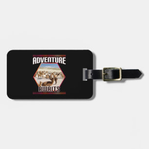 Adventure Awaits - Alpaca Llama Travel  Luggage Tag
