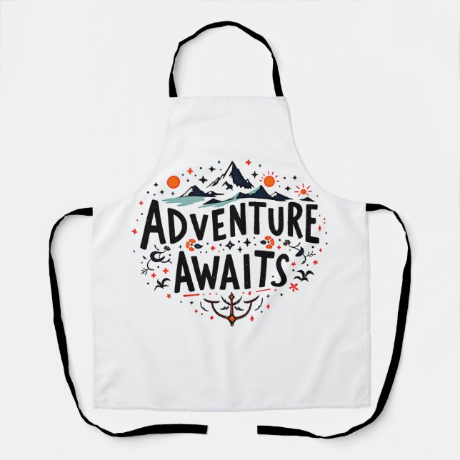 Adventure Awaits Apron (Front)