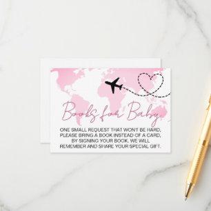 Adventure Awaits Baby Shower Books for Baby Enclosure Card