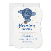 Adventure Awaits Baby Shower Invitation