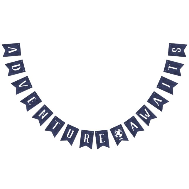 Adventure Awaits Banner, Airplanes Bunting Flags (All)