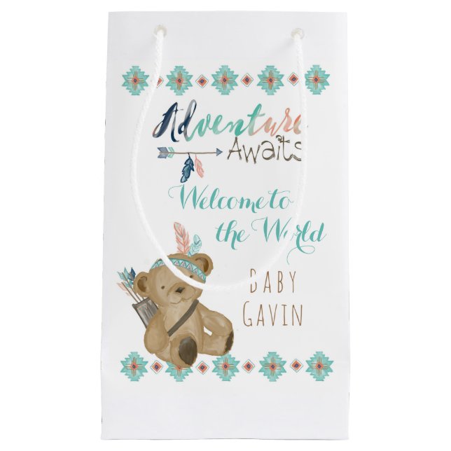 Adventure Awaits Bear Bag (Front)