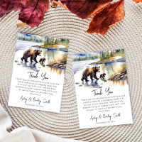 Adventure awaits bear cub with mom baby shower