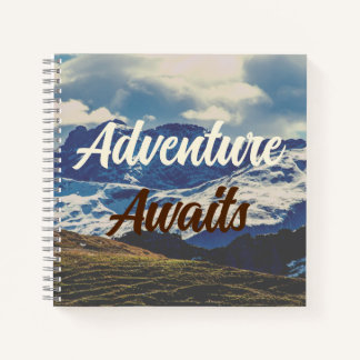 Adventure Awaits Berge notebook