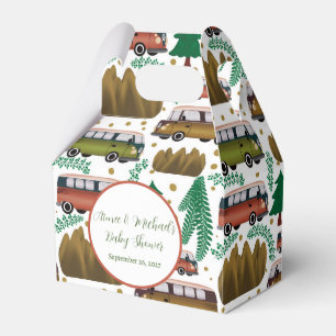 Adventure Awaits: Camper Neutral Baby Shower  Favor Box