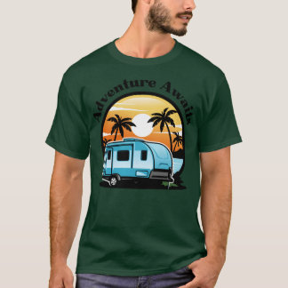Adventure Awaits Camping T-Shirt