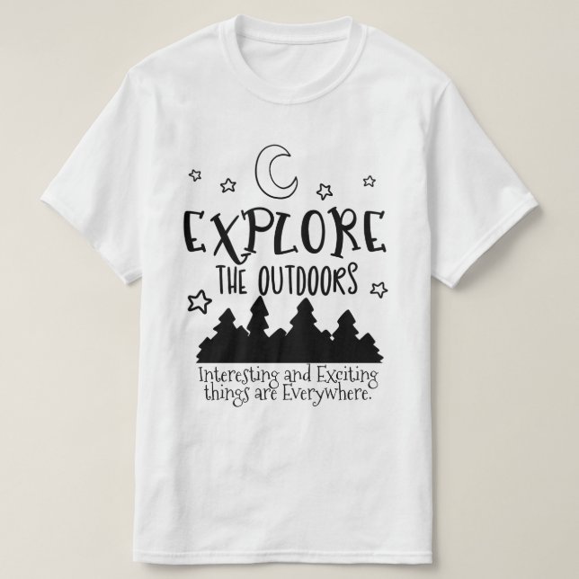 "Adventure Awaits" Customizable T-shirt (Design Front)