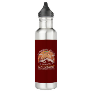 "Adventure Awaits-Explore the mountains" design 710 Ml Water Bottle