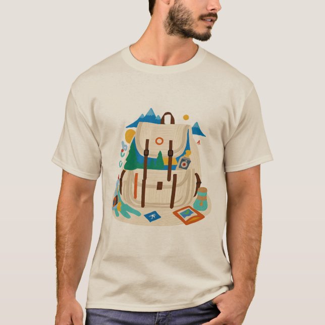 Adventure Awaits - Explore the World T-Shirt (Front)